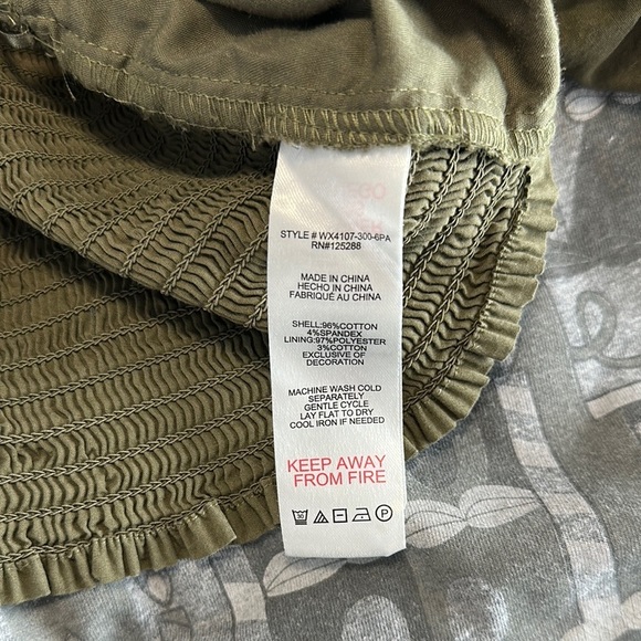 Jason Wu Cottagecore Romantic Feminine Peasant Luxury Olive PuffSleeveBlouse SzL - Picture 10 of 11